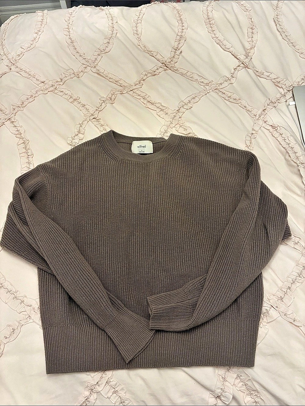 Wilfred Brown Crewneck Sweater